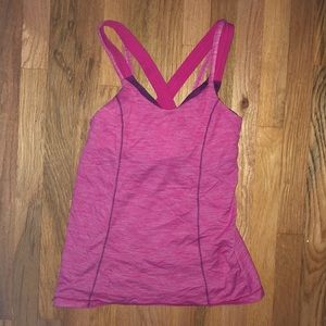 lulu lemon bubble gum pink tank!